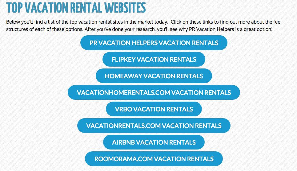 top vacation rental sites in puerto rico